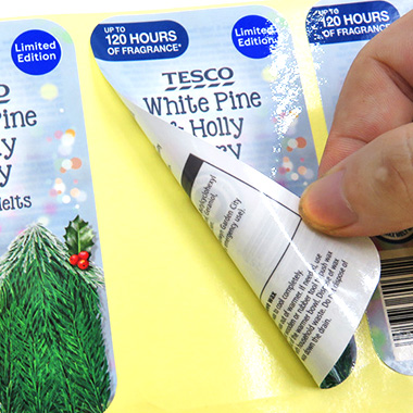 背面印字不干膠標簽